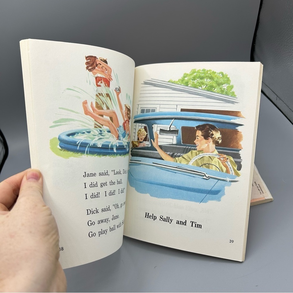 Vintage 1962 Fun With Our Family Reader Set Scott Foresman Mid Century - Picture 5 of 7